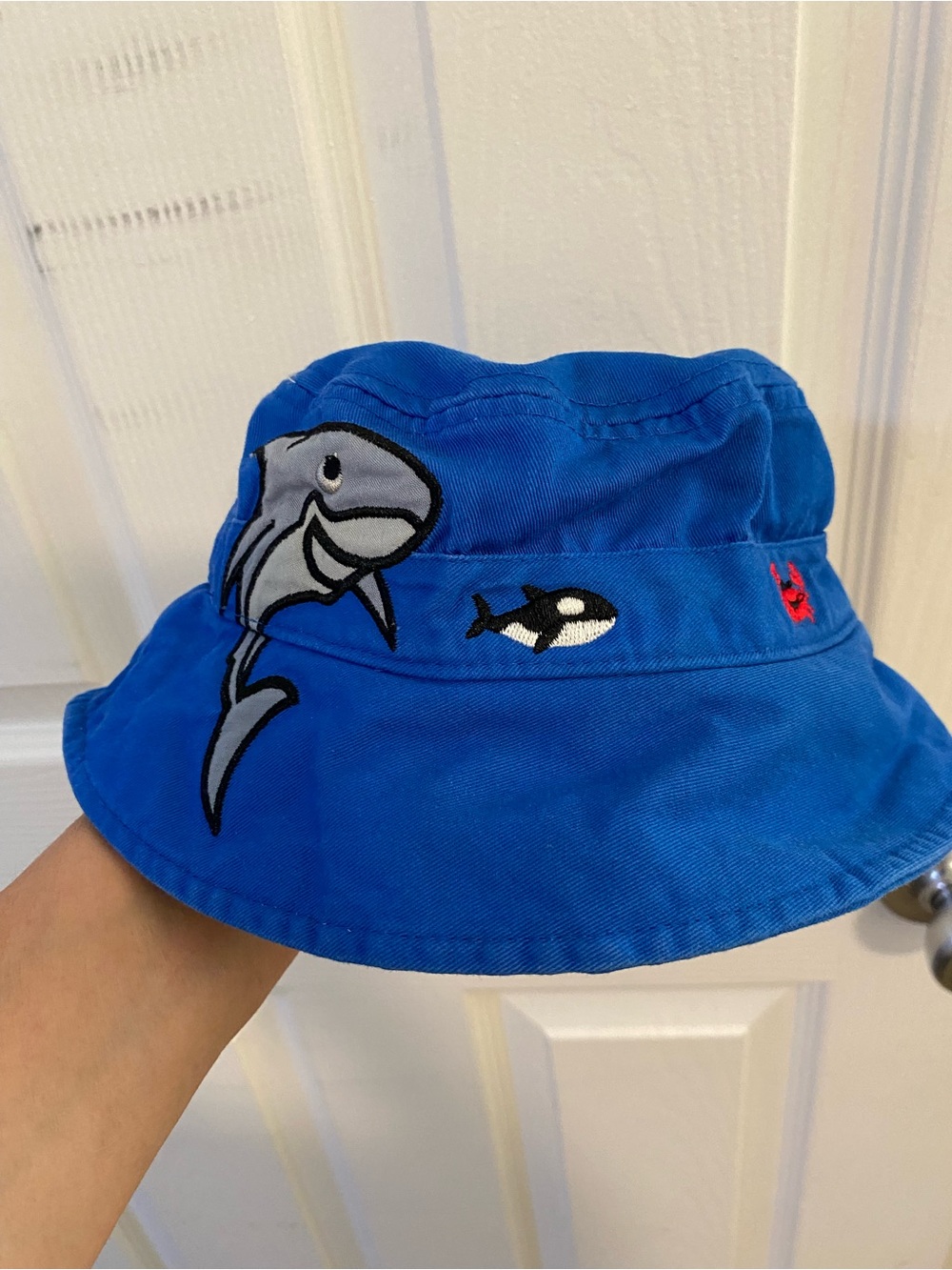 Salt Life Kids Toddler Bright Blue Bucket Hat with Mesh Lining